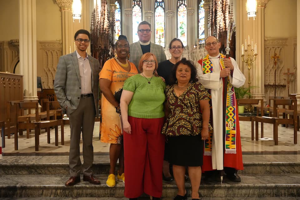 The Reparations Committee with Bishop Provenzano