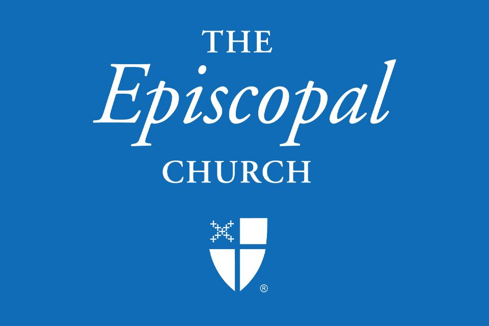 Text: "The Episcopal Church" on top of the Episcopal Church Shield. 