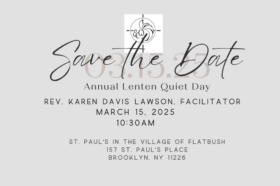 Event Graphic: Annual Lenten Quiet Day