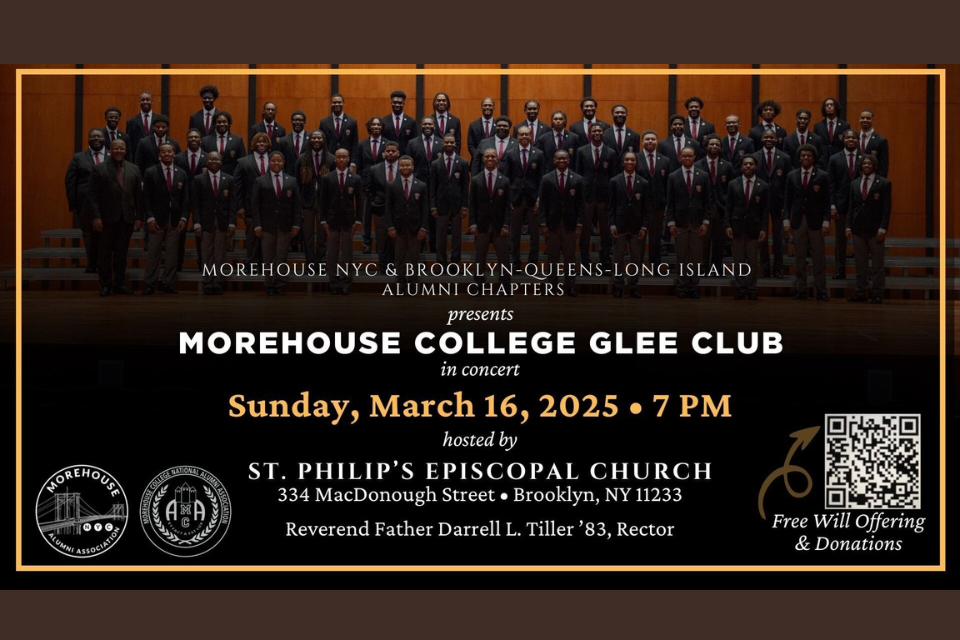 Morehouse College Glee Club Flyer