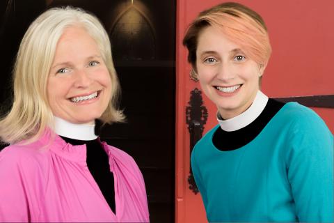 The Rev. Kimberlee Auletta and the Rev. Sarah Kooperkamp