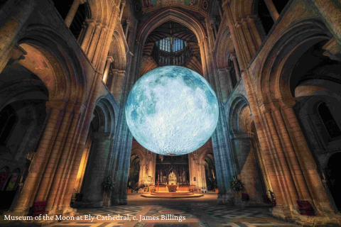 Museum of the Moon by Luke Jerram, photo: James Billings